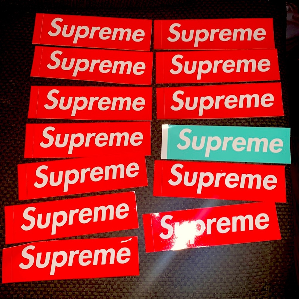 Supreme stickers. 13pack